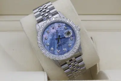 Rolex Datejust Custom 3ct VS Diamond