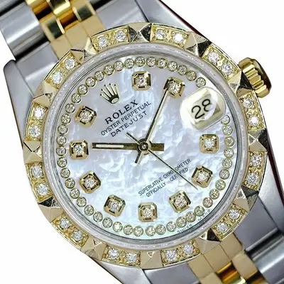 Rolex Datejust Midsize White MOP Diamond