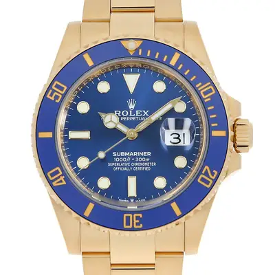 Rolex ROLEX SUBMARINER Date 126618LB blue Random Number second hand mens