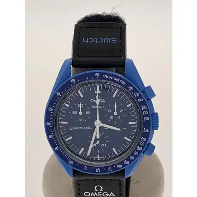Omega MOON SWATCH Speedmaster Analog Navy