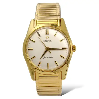Omega Seamaster 33. 18K Yellow Gold