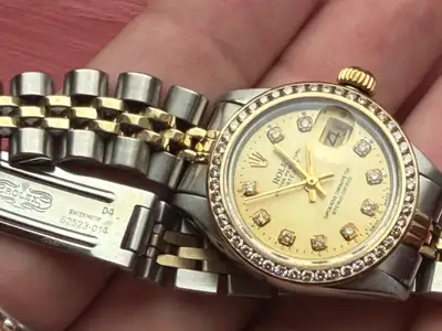 Rolex 's rolex perpetual oyster datejust, diamond