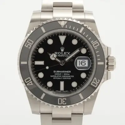 Rolex Rolex SUBMARINER DATE 116610LN SS SS AT black dial 2 Extra Links
