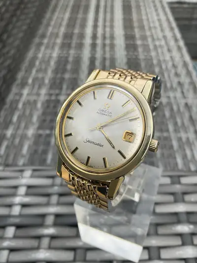 Omega Stunning Omega Seamaster Gold Plated