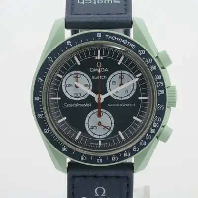 Omega x swatch Speedmaster missions on