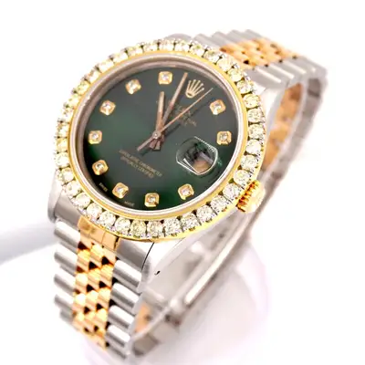 Rolex Datejust 18k Yellow Gold Steel