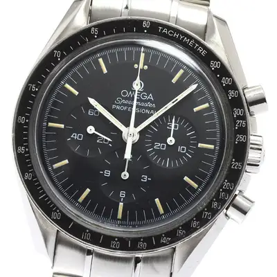 Omega Omega Speedmaster Black Dial Stainless Steel 42mm Manual Wind Mens Watch 3572.50