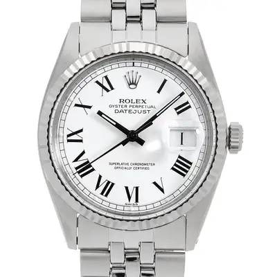 Rolex Datejust 1601 white Roman 8