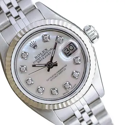 Rolex Datejust SS White Mother of