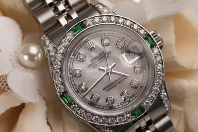Rolex Datejust White Mother Of Diamond
