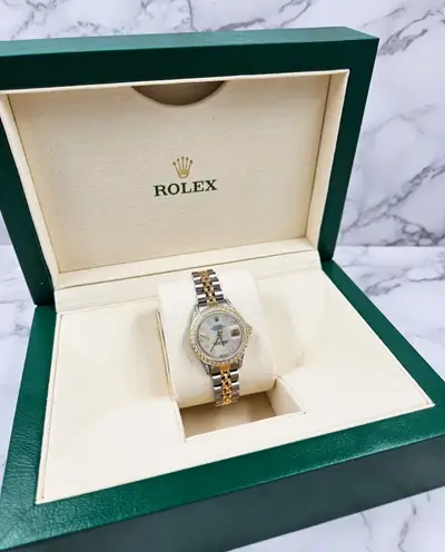 Rolex Datejust Steel Gold White MOP