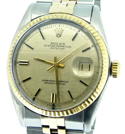 Rolex Datejust 2Tone Yellow Gold Stainless