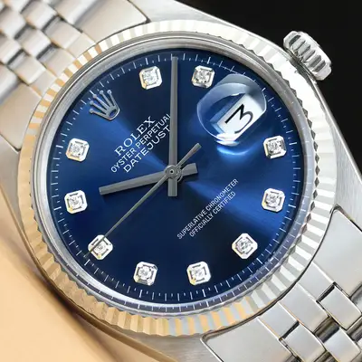 Rolex DATEJUST 1601 18K WHITE GOLD