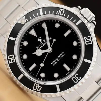 Rolex SUBMARINER NO DATE STEEL BLACK