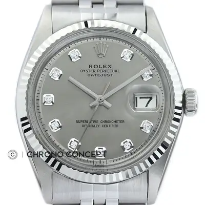 Rolex Datejust 18K White Gold SS