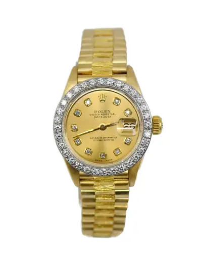 Rolex Datejust Bark Diamond 18K Yellow