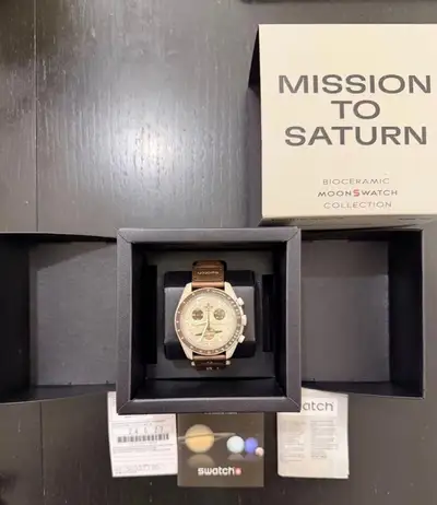 Omega Swatch Omega Moonswatch Saturn SpeedmasteSwatch Omega