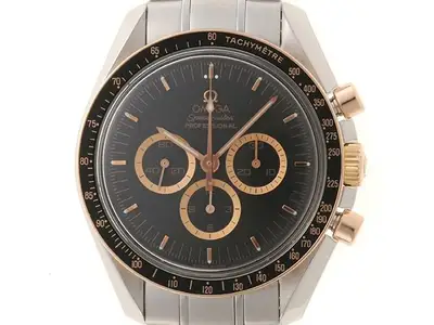 Omega Omega Speedmaster Professional Apollo 15 35th Anniversary Stainless Pink Gold