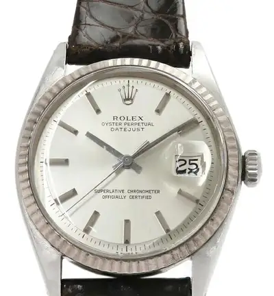 Rolex Datejust 1601 Silver Stainless Steel