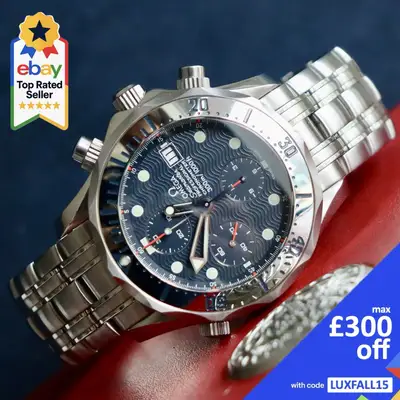 Omega Seamaster Pro Chronograph Blue James