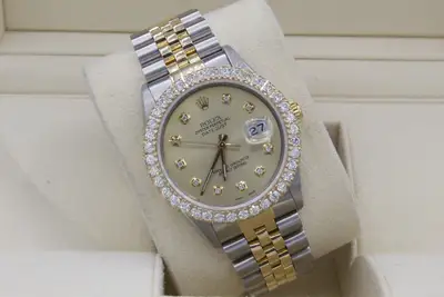 Rolex Datejust Custom 3ct VS Diamond
