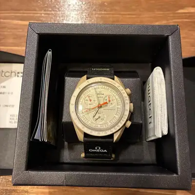 Omega Omega X Swatch Mission to Jupiter Moonswatch Speedmaster With Box