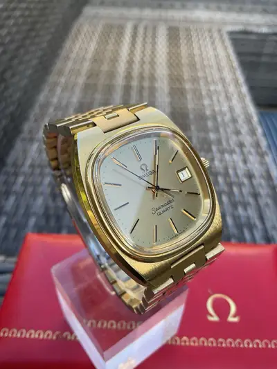 Omega Stunning Omega Seamaster Gold Plated