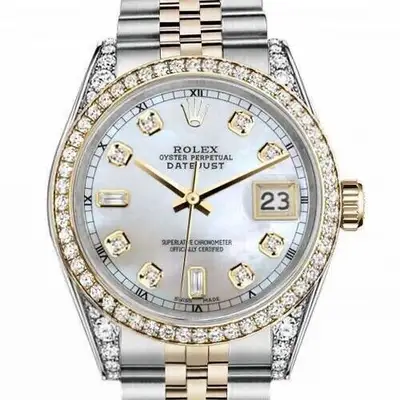 Rolex Datejust White Mother Of Two