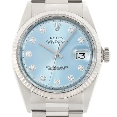 Rolex Datejust Ice Blue 18K White