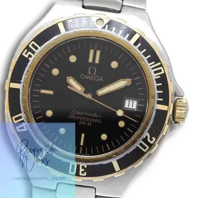 Omega Seamaster YG Bezel Date