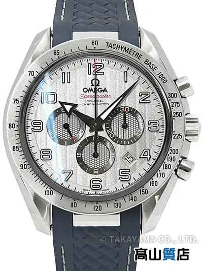 Omega Speedmaster 32113445002001 Stainless Steel Rubber