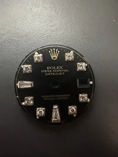 Rolex OYSTER PERPETUAL FACE BLACK Diamonds