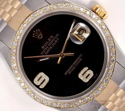 Rolex Datejust Two Tone 18k Gold