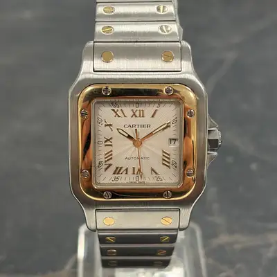 Cartier Santos Galbee 2319 Steel Gold
