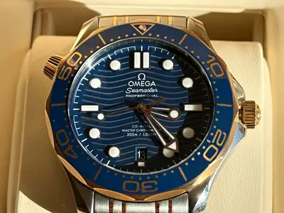 Omega Seamaster Professional 18c Gold bracelet