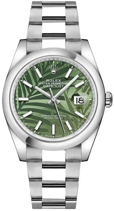 Rolex Datejust 36 Green with Rolex