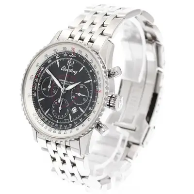 Breitling NAVITIMER MONTBRILLANT A41370 SS Black