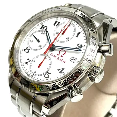 Omega OMEGA Watch Speedmaster Olympic Collection 3513.20 White Automatic Chronograph