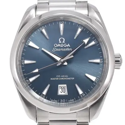 Omega with paper OMEGA Seamaster Aqua Terra