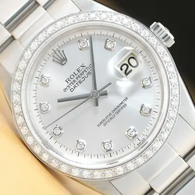 Rolex DATEJUST 18K WHITE GOLD DIAMOND