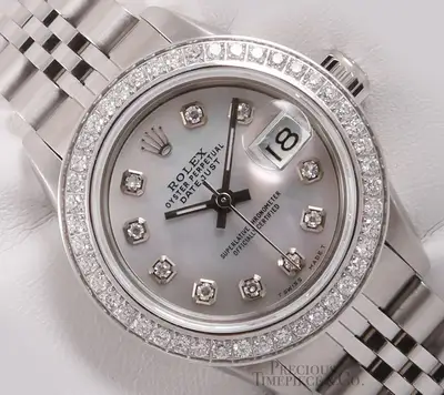Rolex Datejust StainlessSteel -White MOP -Diamond