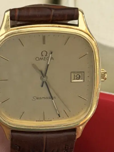 Omega seamaster 14 K Gold Case