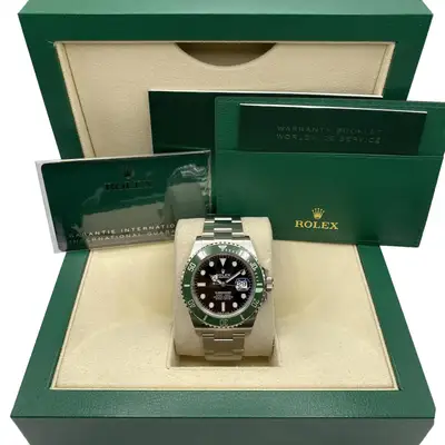 Rolex Unworn Rolex Submariner 126610LV Starbuck Steel Black Dial Watch B&P 2025
