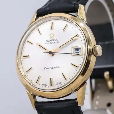 Omega Seamaster Cal.563 Date Gold Swiss
