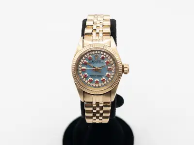 Rolex $25000 ROLEX Oyster Perpetual BLUE MOP