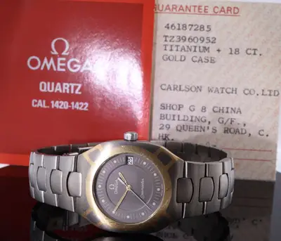 Omega 80s Omega Seamaster Polaris 18K Titane