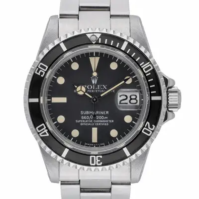 Rolex Rolex Submariner 1680 with 40mm Steel case and Black dial. Excellent condition.