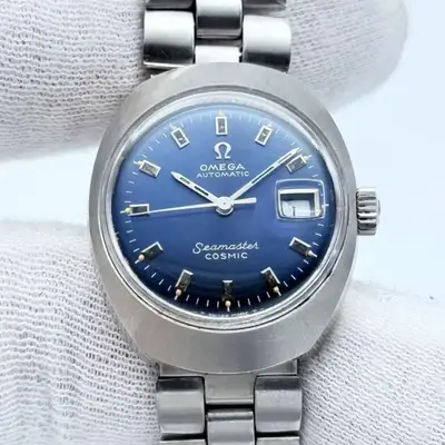 Omega Working OMEGA Seamaster Cosmic Navy Date