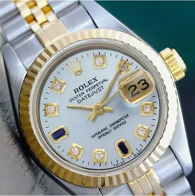 Rolex Datejust Two-Tone Baby Blue 8+2