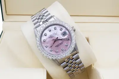 Rolex Datejust Custom 3ct VS Diamond